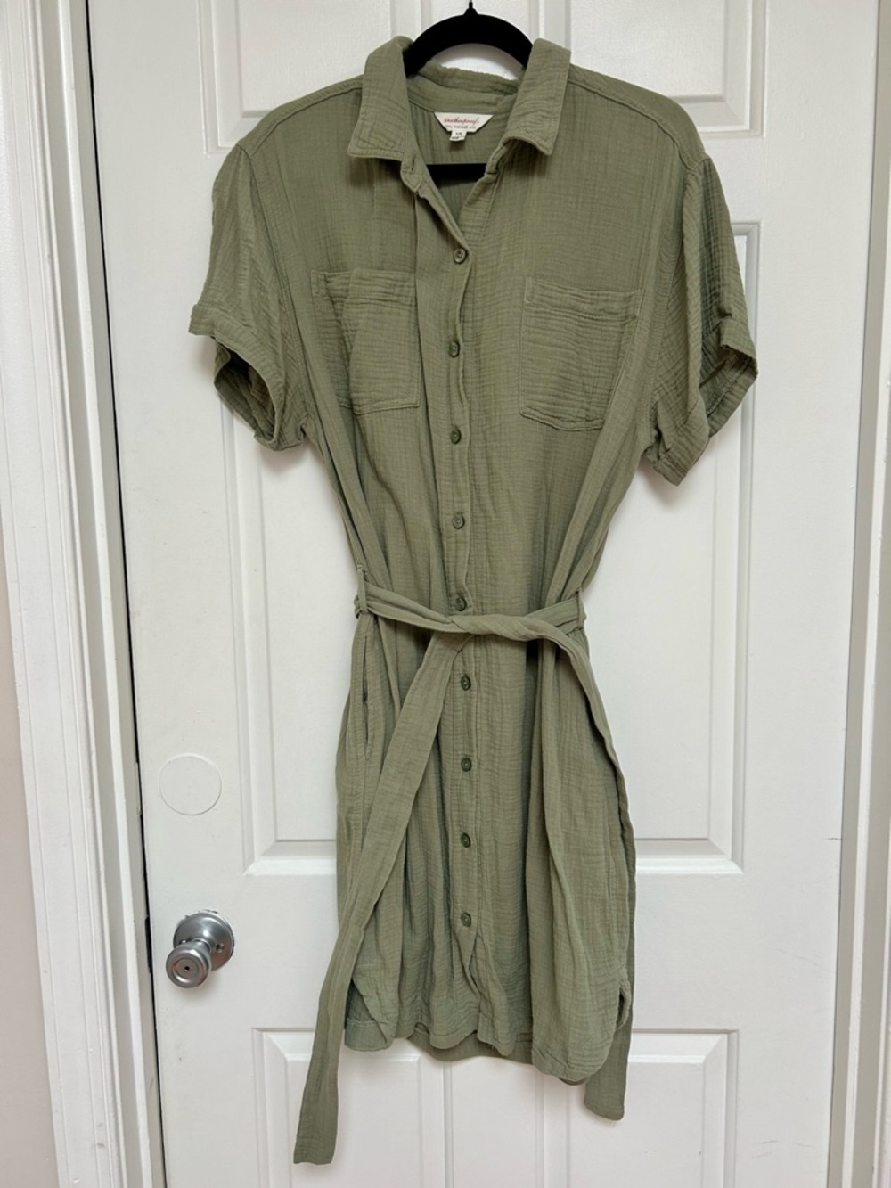 Weatherproof Vintage 100% Cotton Shirtdress Size L
